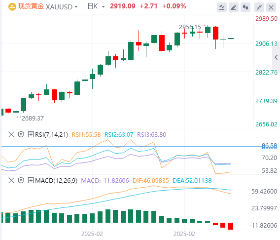 FxPro浦汇 外国為替金分析: 金価格は 2,900 ドルの水準で変動し、上昇は主要な抵抗線を突破するのを待っています
